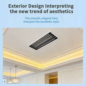 Fabrikgefertigte Aluminium-Legierung Linearstreifen-Lüfter Verstellbare Wand-Einbaulüftungen Geeignet für HVAC-Systeme - Product Image 3