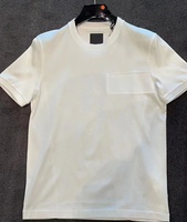 Camiseta de Algodón Grueso para Hombre 2026, Nueva, Estampada, para Parejas, con Letras, Estilo Casual de Negocios, Minimalista y Versátil