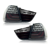 Feux de jour pour BMW Série 3 E90 2005-2008, lentille transparente, ABS, étanches, nouveaux, 6000K jaune, Plug & Play, feux arrière 12V 36W 6000 lm