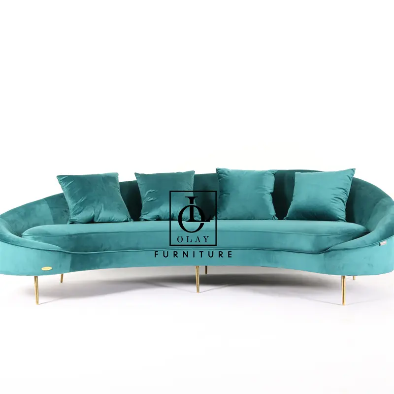 Modern style beautiful curved sofa for home use