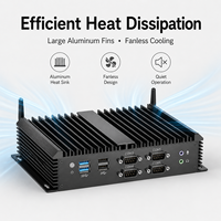 Nueva Computadora Integrada Intel de 11.ª Generación Core I5/I7, 16GB/32GB de RAM DDR4, SSD, Sin Ventilador, para Juegos Industriales, Windows 10/11