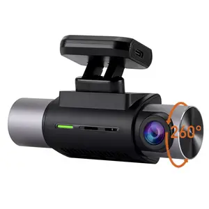 GPS Tracker 2 " IPS Touch Screen 3 Camera LENS Vehicle Black Box Night Vision Car Dash Cam Reverse Image Magnetic Holder