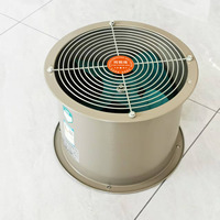 Ventilador Industrial de Tambor SF3-2 ≥ 3500m³/h 370W de Bajo Ruido para Granjas Avícolas y Gallineros, Ventilador de Flujo Axial con Cable de Cobre Puro