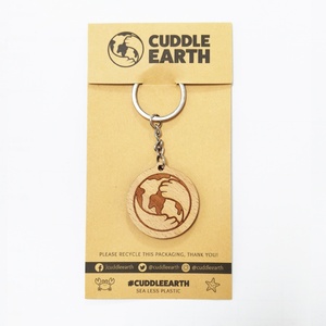 Promotional Gifts Favors Charm Wood <b>Key</b> <b>Chain</b> Custom Personalized Carving Plain Pouch Cork Blank Wooden Keychain - Product Image 3