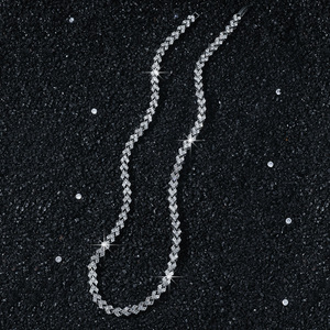 Nuevo Collar de Cadena con Diseño Simple en Forma de Corazón, Estilo Hiphop, de Aleación, para Hombre, Joyería de Moda al por Mayor, Venta Caliente 2026 - Product Image 2