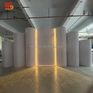 SMOOTH - Fondo de PVC Acrílico para Decoración de Bodas, Arco de Fondo con Luz LED, Panel de Fondo de PVC Blanco para Decoración de Eventos - Product Image 3
