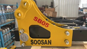 Ciseaux hydrauliques latéraux SOOSAN SB05, burin de 35 mm pour excavatrice de 0,8 à 2,5 tonnes avec moteur et pompe - Product Image 3