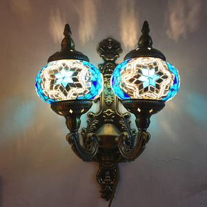 Turkish Style Luxury Wall Lights Decoration Wall <strong>Lamp</strong> Interior Crystal Light 80 Round <strong>Colours</strong> Vintage Decorative Wall <strong>Lamp</strong> - Product Image 3