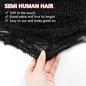 50g/paquete Cabello Sintético de Lujo Pre 4C, Mezcla de Cabello para Trenzas, Trenzas <span class=keywords><strong>Fulani</strong></span>, Rastas Artificiales - Product Image 4