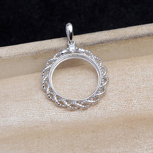 Set Vintage DIY con Soporte para Colgante de Plata 925, 5845 Soportes Vacíos, Perlas de 8mm, Espirales de Masa Frita para Creación de Accesorios Mabe - Product Image 4