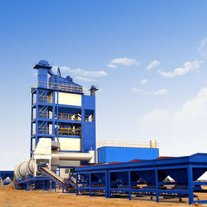 120TPH Planta de mezcla por lotes de asfalto estacionaria Nueva mezcla en caliente Mezcla de betún estacionaria PLC Componentes básicos Industrias de fabricación - Product Image 5