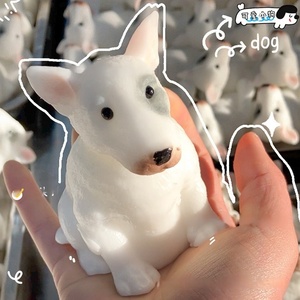Jouet en TPR anti-stress et de décompression, figurines mignonnes de dessin animé : Samoye, Border Collie, Bears, Niu Tou, Terrier - Product Image 3