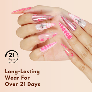 FZANEST <span class=keywords><strong>Kit</strong></span> de <span class=keywords><strong>Uñas</strong></span> Acrílicas 2 en 1 con Pegamento en <span class=keywords><strong>Gel</strong></span> para <span class=keywords><strong>Uñas</strong></span> Postizas de Larga Duración, Extensión UV, Diseño <span class=keywords><strong>Gel</strong></span> <span class=keywords><strong>X</strong></span> - Product Image 6
