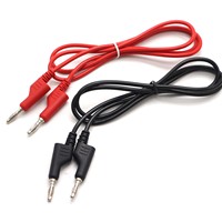 Kabel Uji Jepitan Buaya Berkualitas Tinggi ODM ke Kabel Colokan Banana 4mm Pria Bersertifikasi CE RHOS Merek BOFAN Panjang 1m/2m/3m