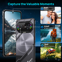 Fossibot F114 Nouveau Téléphone Robuste Android Original 6,67 Pouces 5000 mAh Charge Rapide 18W Étanche IP68 IP69K Smartphone Mobile