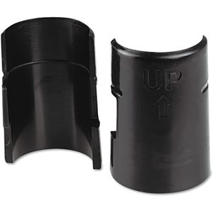 Alera ALE Wire Shelving Shelf Lock Clips en plastique noirs - Lot de 4 supports et connecteurs de rayonnage en plastique - Product Image 2