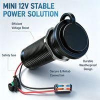 Module de câblage circulaire Starlink Mini, adaptateur d'alimentation encastré, convertisseur 12-24V vers 30V 3.5A, prise allume-cigare pour accessoires automobiles