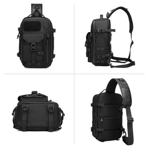 Ozuko borsa a tracolla 9737 sul petto <span class=keywords><strong>per</strong></span> 11 pollici <span class=keywords><strong>IPad</strong></span> Pro con tastiera, zaino leggero resistente all'acqua <span class=keywords><strong>per</strong></span> viaggi, lavoro, Sport - Product Image 3