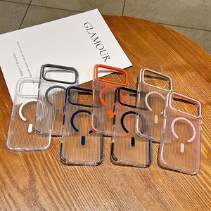 เคสโทรศัพท์แบบแข็งบางพิเศษ ลายลูกฟูก รองรับการชาร์จไร้สายแบบแม่เหล็ก ผิวด้าน โปร่งแสง สำหรับ iPhone 18 17 Pro Max 16 15 14 13 - Product Image 1