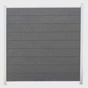 Phong cách mới dễ dàng cài đặt gỗ WPC hàng rào chà nhám bề mặt WPC decking hàng rào - Product Image 2