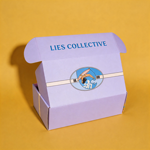 Boîtes personnalisées avec logo, rose pêche, en carton ondulé, imprimées avec un dessin de renard mignon à l'intérieur, pour vêtements d'enfants, cadeaux de vacances, expédition - Product Image 2