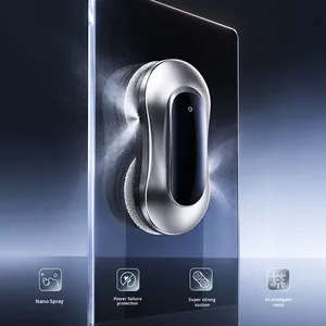 Robot de nettoyage de <span class=keywords><strong>vitres</strong></span> domestique automatique Dispositif de pulvérisation d'eau double face avec capteur intelligent Insert de nettoyage double - Product Image 4