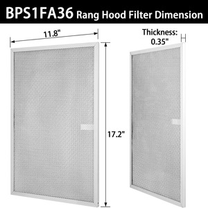 Filtre à graisse en aluminium 362 mm x 302 mm pour hotte aspirante Broan BPS1FA30 BPS1FA36, pièce 99010299 - Product Image 3