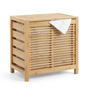 Cesto de <span class=keywords><strong>Ropa</strong></span> Sucia Grande, Bolsa de Oxford, Cesto de <span class=keywords><strong>Ropa</strong></span> Sucia de Bambú para Baño con Tapa - Product Image 1