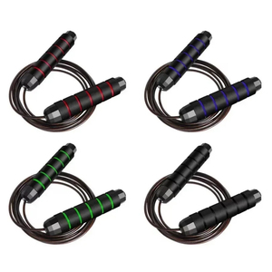 Cuerda de Saltar Ajustable con Cable Antienredos y Asas de Espuma para Entrenamiento Físico en Casa y Adelgazamiento Corporal - Product Image 5