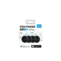 Lot de 4 traceurs GPS intelligents MiLi Dual System Global, localisateur Air Tag pour Apple et Android, rechercheur d'objets pour animaux de compagnie, chiens, portefeuilles, anti-perte
