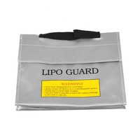 Sac de rangement ignifuge pour batterie 240x65x180mm, sac de protection pour batterie RC, sac de charge anti-explosion pour jouets électriques