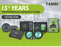 Subwoofer trapézoïdal 10 pouces actif avec amplificateur et tweeter, enceinte mono pour Toyota, prix usine abordable