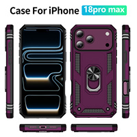 Nouvelle coque de téléphone de luxe colorée, protection pour téléphone portable, coque magnétique haut de gamme pour iPhone 18 Pro/18 Pro Max/17/Air/16/15