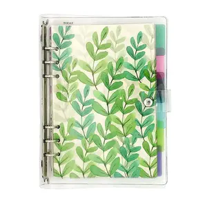 Customized PVC A5 6-Ring Loose Leaf Binder Journal notebook from Chris