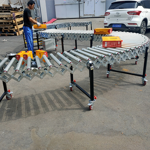 Băng tải Kính thiên văn vành đai băng tải con lăn có động cơ 50mm chiều rộng băng tải con lăn mở rộng - Product Image 3