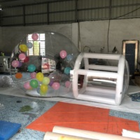 Vente en gros de maisons à bulles gonflables transparentes en PVC personnalisées, étanches, assemblage automatique, utilisation en plein air pour les fêtes