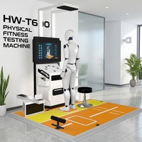 Analyseur de posture corporelle médical tout-en-un Lejia HW-T600 pour la remise en forme, construction en acier, écran tactile LCD, OEM/ODM