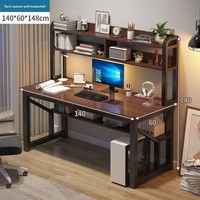 Bureau d'ordinateur en bois moderne et durable, très vendu, avec petite étagère, multifonctionnel, pour le bureau, la chambre à coucher ou l'étude