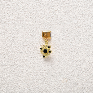 Fashion Charm <b>Bracelet</b> Zinc Alloy <b>Crystal</b> Rhinestone DIY Jewelry Accessory Women's Gift Heart Shape Modular Pendant - Product Image 2