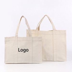 Bolsa de Compras de Lona de Algodón Promocional de Verano, Grande, de Diseño, Linda, con Logotipo Personalizado, Lavable, Resistente, en Blanco - Product Image 3
