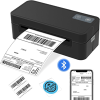 Imprimante thermique 4x6 pour bordereaux d'expédition A6, interface sans fil, imprimante d'étiquettes et de codes-barres