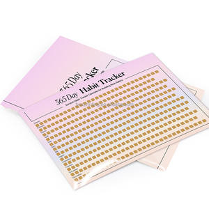 Affiche de suivi des habitudes et planificateur d'objectifs avec logo personnalisé, coloré, pour le yoga, le fitness, les défis de style de vie à gratter - Product Image 3