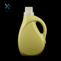 Bouteille de détergent liquide Diffenernt en plastique HDPE, taille 1 litre, 2 litres, PET, bouchon à vis blanc, sérigraphie, sérigraphie FX 2L