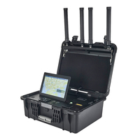 Système de détection anti-drone portable 1-10KM, localisateur de drone, plateforme de surveillance de drone portable, couverture 300-6000MHz, détecteur UAV