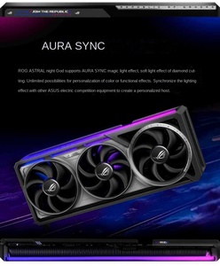 การ์ดจอ ASTRAL RTX5080 O16G GAMING ROG สำหรับเดสก์ท็อป รุ่นใหม่ ระบายความร้อนด้วยพัดลม PCIe 5.0 GDDR7 DP OC 4nm 2760MHz Core Clock ประสิทธิภาพสูง - Product Image 6