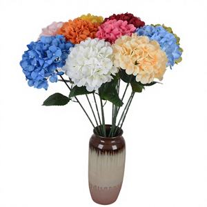 Fleur d'hortensia artificielle unique en soie 90, faite à la main, écologique, longue durée, accessoires de photographie, décoration florale - Product Image 4