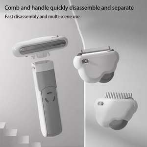 Nuovo trimmer per peli di animali domestici per rimozione dell'annodamento per gatti 3-in-1 trimmer per capelli retrattile con testa di coltello pettine per cani - Product Image 5