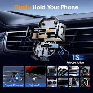 Support de téléphone portable en plastique de haute qualité pour voiture et camion, type ventouse, pour tableau de bord et grille d'aération - Product Image 6