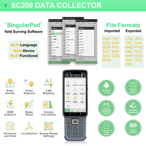 Singularxyz أفضل بائع جهاز استقبال Gnss صغير Gnss E1 معدات رسم خرائط مسح الأراضي <span class=keywords><strong>RTK</strong></span> <span class=keywords><strong>GPS</strong></span> GNSS <span class=keywords><strong>RTK</strong></span> قاعدة وروفر - Product Image 4