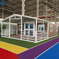 Maison conteneur extensible Honlu 2026 à double étage avec panneaux sandwich isolés pour hôtel, villa ou complexe hôtelier